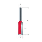 ΚΟΠΤΙΚΟ ΡΟΥΤΕΡ ΙΣΙΟ Type C freud D7 h25,4mm, A6,mm Double flute straight bits  04-11206P