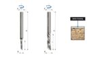 ΚΟΝΔΥΛΙ ΚΑΡΒΙΔΙΟΥ freud D3 h13mm Η60 A6mm Finishing router cutter downcut with right-hand Z1 SCH1DFN110R