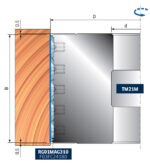 Multicut planer cutterheads ΜΕ ΕΝΑΛΑΣΣΟΜΕΝΑ ΞΥΡΑΦΙΑ freud D100 d30 Β100 V27 TM21M EEC - Image 2
